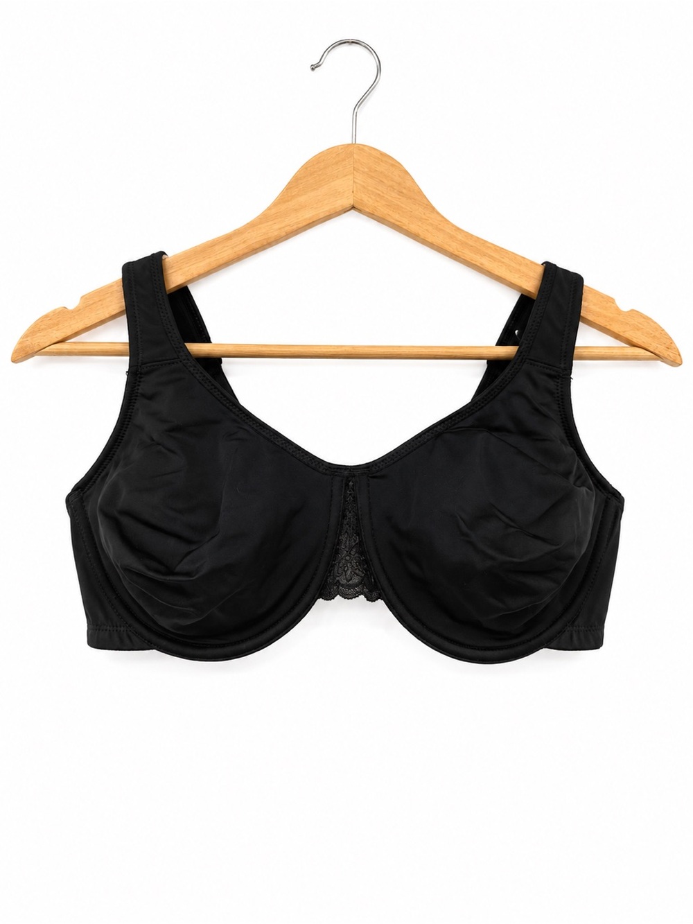 Avenue Body Black 40D Underwire Full Coverage Bra Style 9123 Smooth